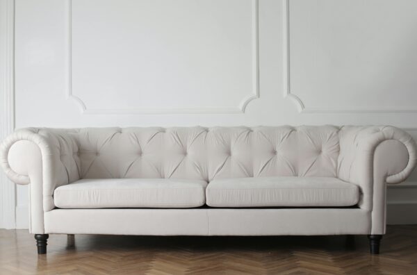 Modern White Chaise Lounge