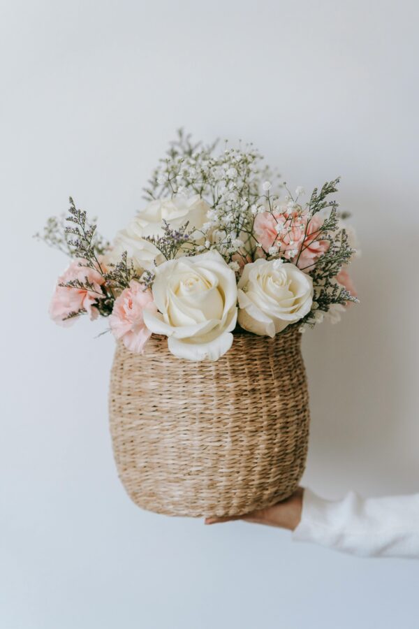 Rose & Carnation Basket